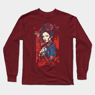 Mineko geisha Long Sleeve T-Shirt